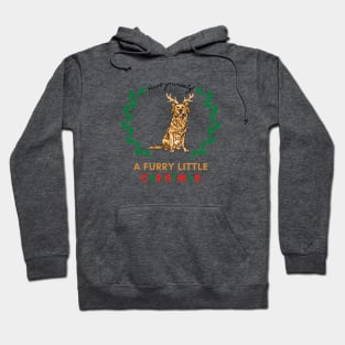 Have Yourself A Furry Little Christmas with Golden Retriever Hoodie